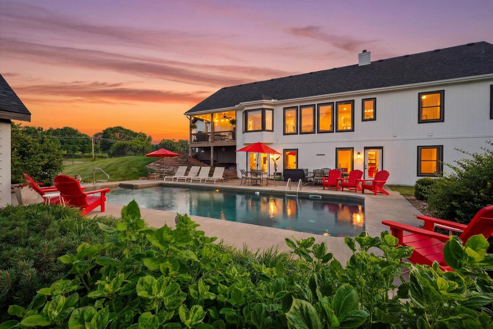 Poolside Twilight